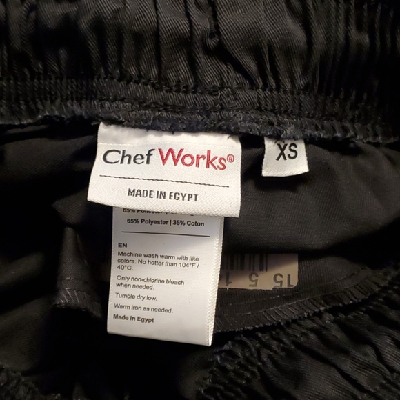 Chef Works Black Chef Pants - Picture 2 of 7